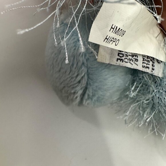 GANZ Webkinz Fuzzy HIPPO Hairy small Blue - Picture 10 of 11